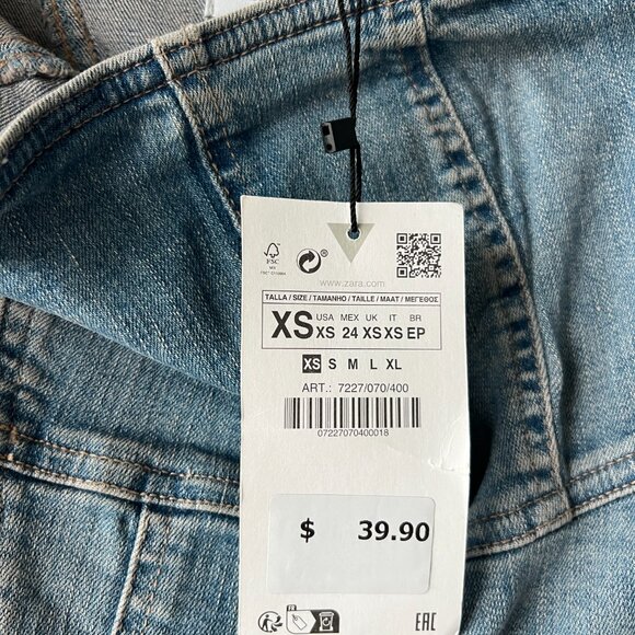 Cute Denim Tube Top - Picture 4 of 4